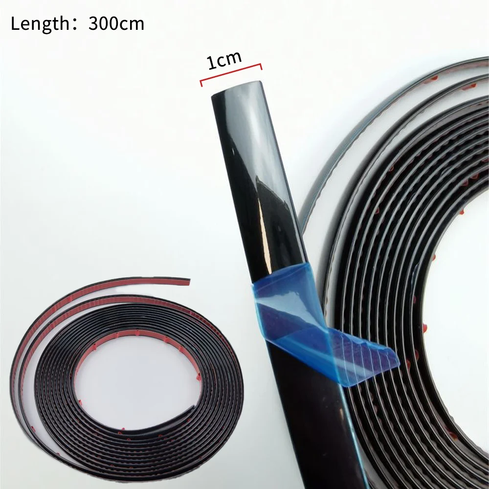 Universal Motorcycle Scooter Chrome Trim Strip 3M Self‑Adhesive 300cm Decorative Anti‑Scratch Protective Molding Accessories