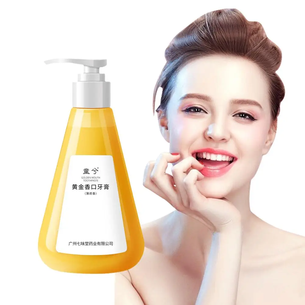 Creme dental de limpeza profunda para cuidados bucais, reparo de manchas de dentes, placa, respiração dental brilhante, removedor amarelo, T4u7