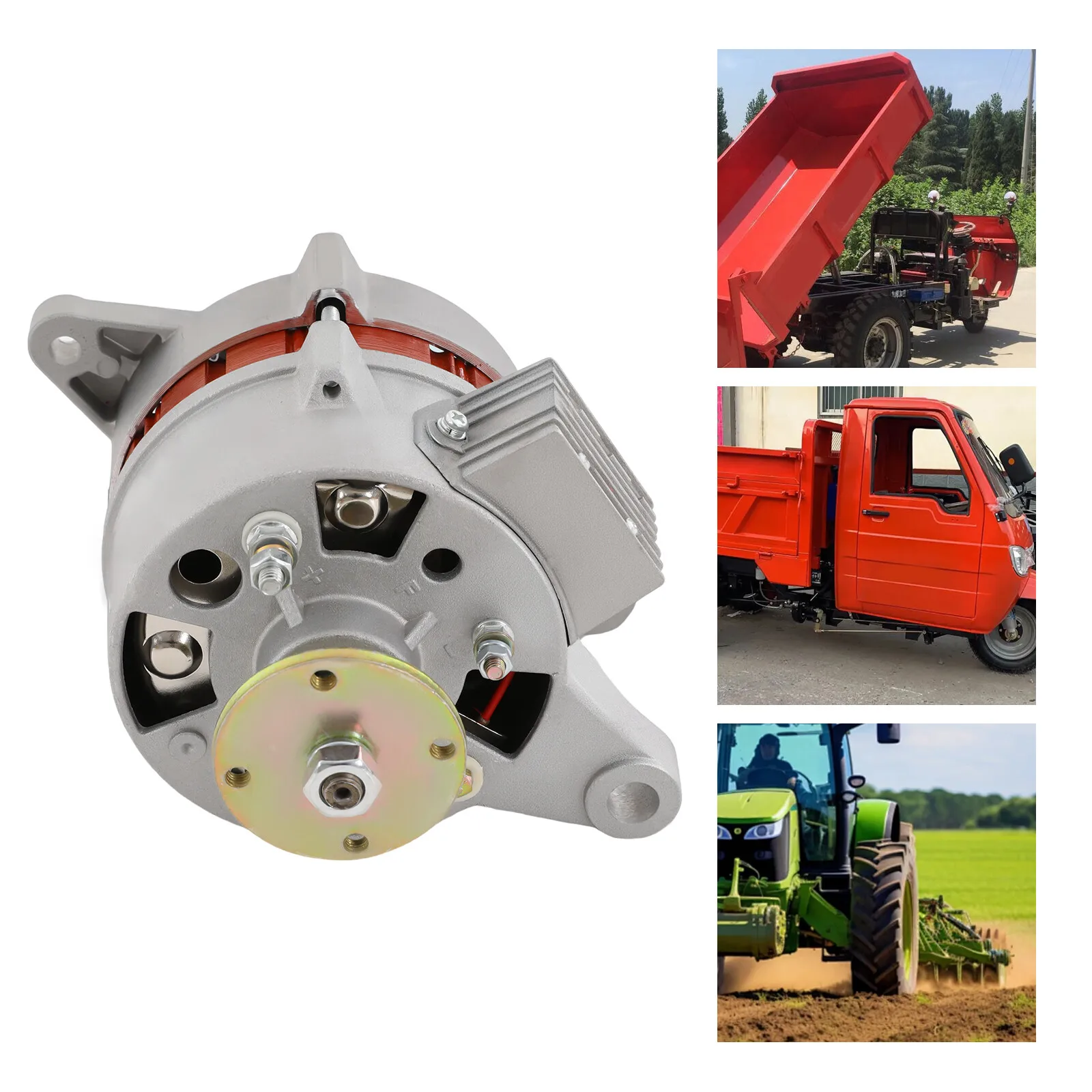 

1KW Low RPM Permanent Magnet Generator - 12V/24V AC High Efficiency, Dual Ball Bearing, Brushless for Wind Turbine