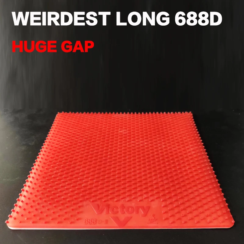 Weirdest  Victory 688D OX Long Pimples  Out   Table Tennis Cover / Table Tennis Rubber/ Ping Pong Rubber