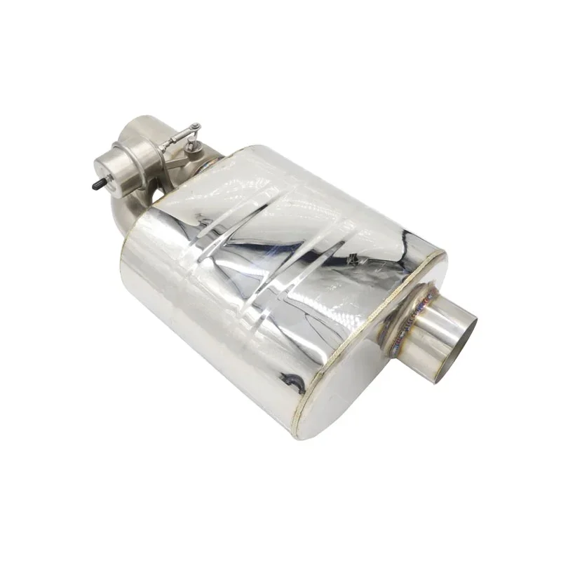 Performance Customized Stainless Steel Car Vacuum Exhaust Muffler With / Without Remote Control