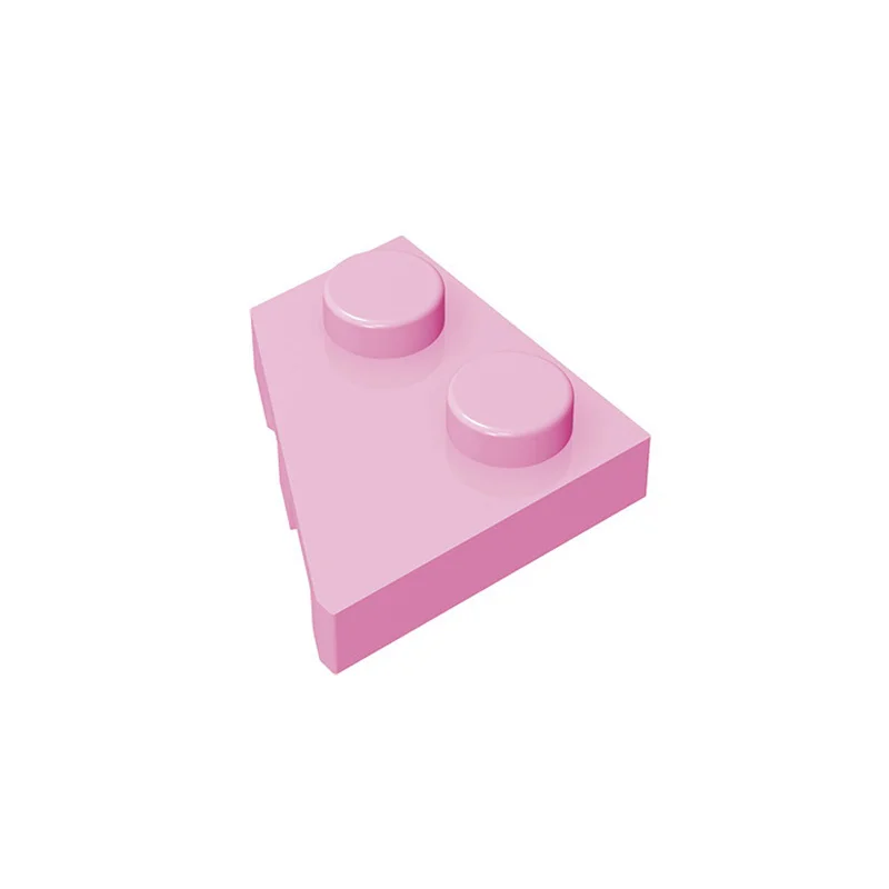 10PCS Puzzle Particle 24299 Wedge Plate 2x2 Building Blocks Kit Left Board Bricks DIY Toys Children Kid Gift