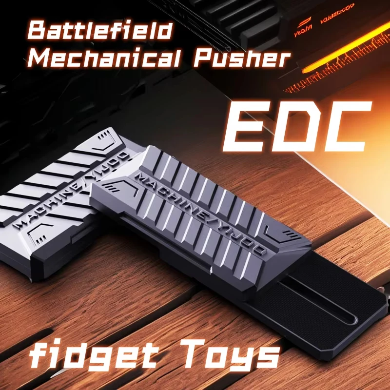

EDC Fidget Toy Металлический вращающийся слайдер Fidget - Магнитная игрушка для снятия стресса и ADHD Focus Спиннер на кончиках пальцев в подарок