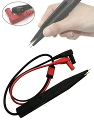 1Pc Clip Test Pen  Multimeter Probe Tweezers  Patch  For Capacitance Inductance Resistor Measurement Multi-Use Electric Tool