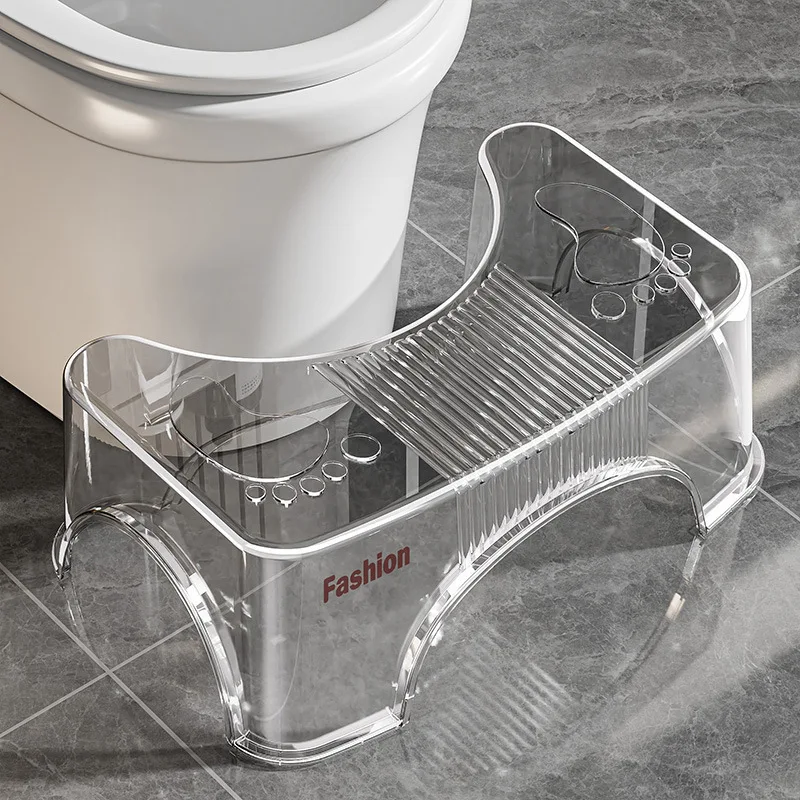 Thickened Bathroom Squat Assist Footstool, Multifunctional Household Step Stool for Adults & Kids
