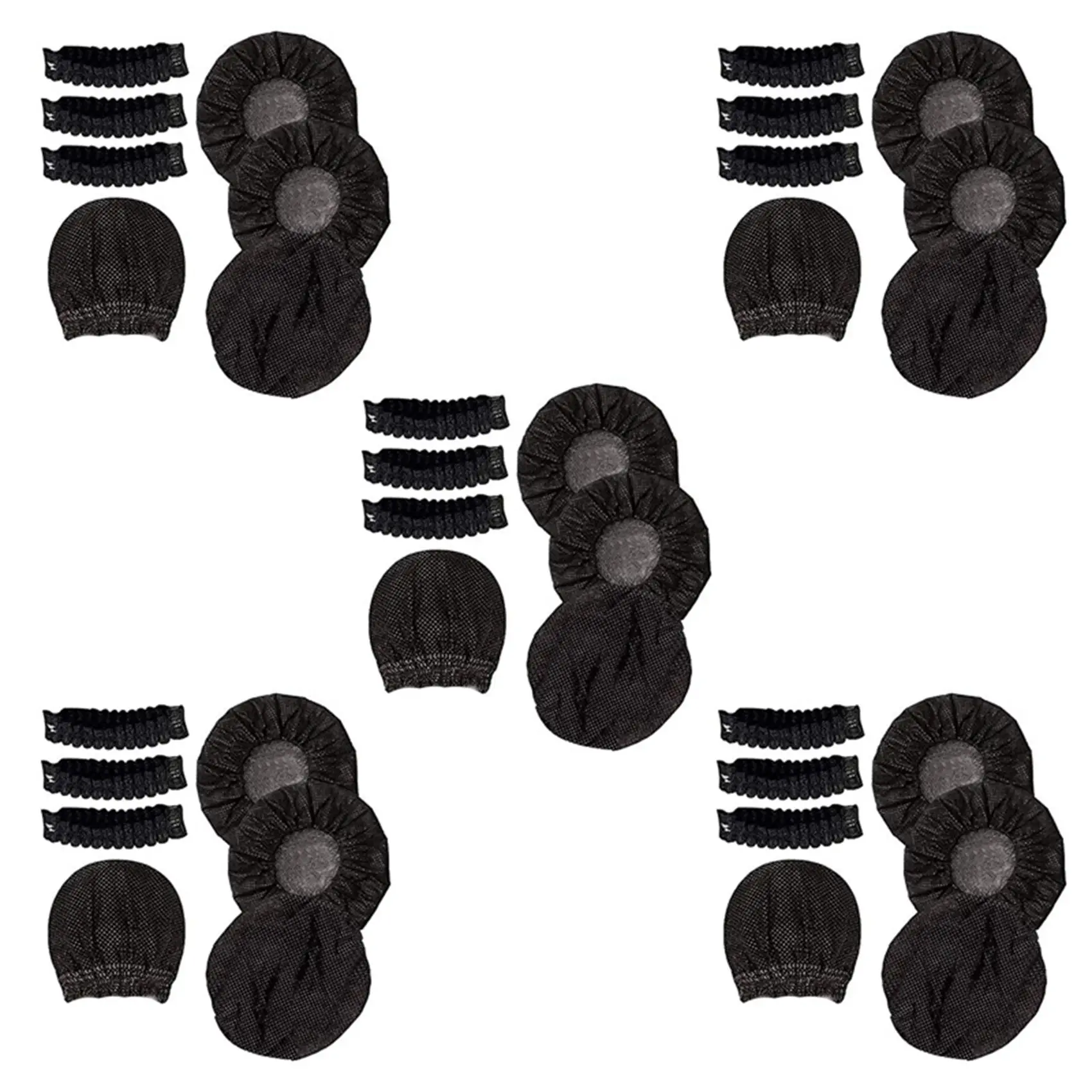 500 Pcs Disposable Microphone Covers, Windscreen Mic Covers, Handheld Microphone Protective Cap For Karaoke-Y47A