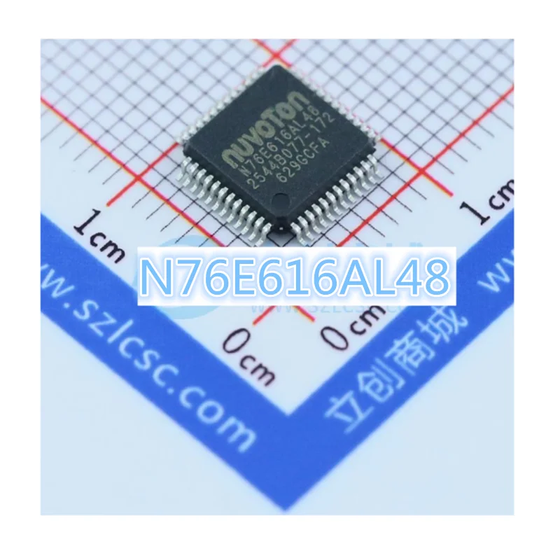 NUVOTON N76E616AL48 Processing and Microcontroller LQFP-48 N76E616AL48