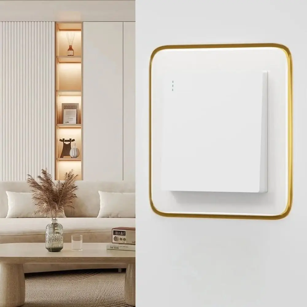Simple Dustproof Switch Protective Cover Anti-Dirty Protective Decorative Frame Switch Sticker Living Room
