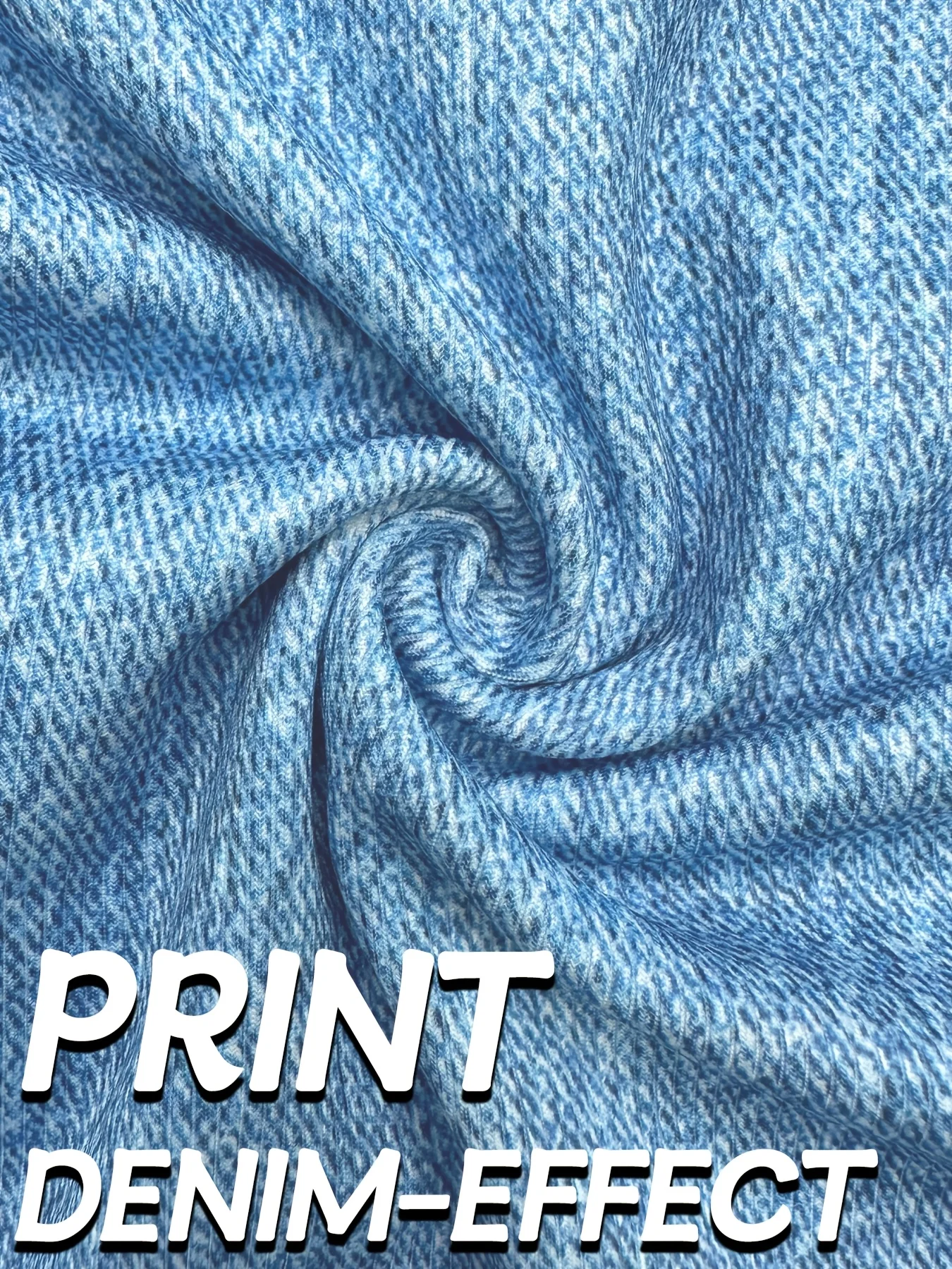 Pantalones estampados ajustados elásticos tipo mezclilla con mallas informales de punto con lazo de mariposa en la cadera