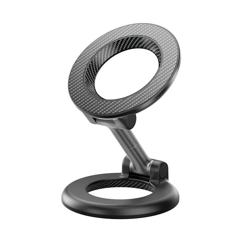 ZEKA Double Sided Magnetic Metal Phone Holder N52 Strong Magnet Wall Desk Stand for iPhone MagSafe Gym Outdoor