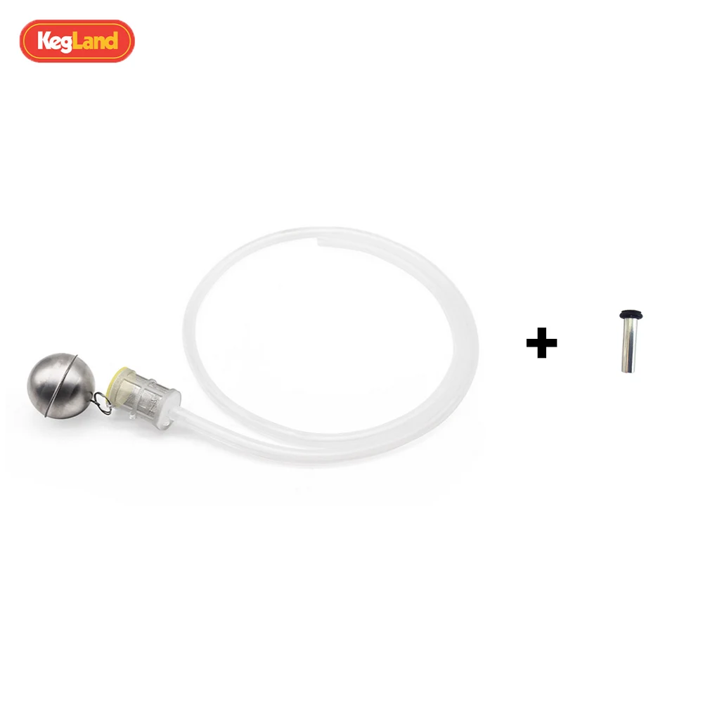 KegLand SS Ball Float Kits FermZilla Filtro com tubo de imersão (curto/gás) cerveja caseira