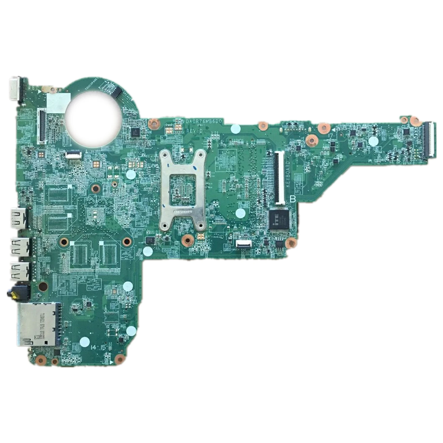 DA0R76MB6D0 DA0R76MB6D1 For HP PAVILION 14-E 15-E 17-E Laptop Motherboard With AMD CPU 737452-001 737452-501 737452-601