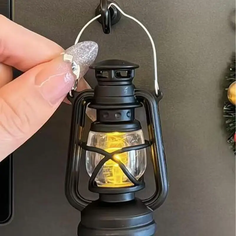 مغناطيس الثلاجة خمر ثلاثية الأبعاد فانوس ملصقات الثلاجة مصغرة المشهد ملصق مزخرفة الحلي للثلاجات ديكور المنزل