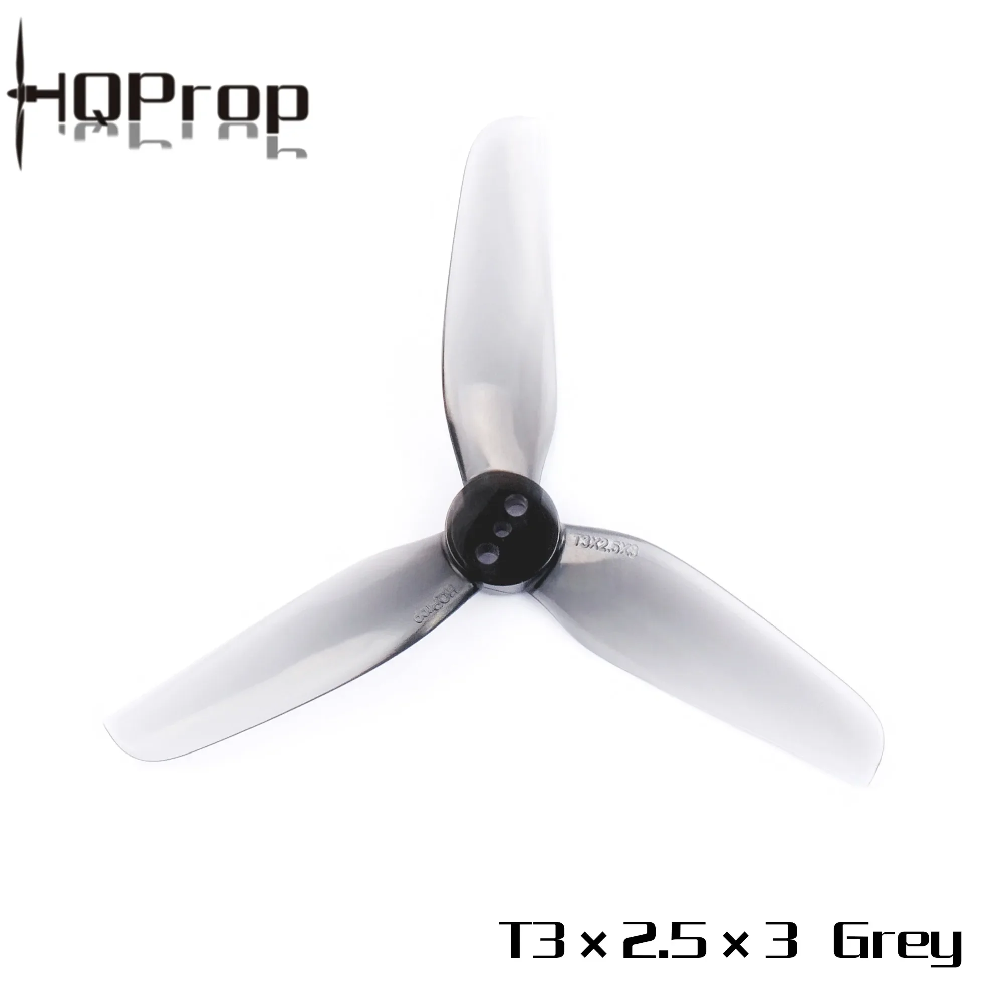 10Pairs(10CW+10CCW) HQPROP T3X2.5X3 Grey 3025 3-Blade PC Propeller for RC FPV Freestyle 3inch Toothpick Micro Drones DIY Parts