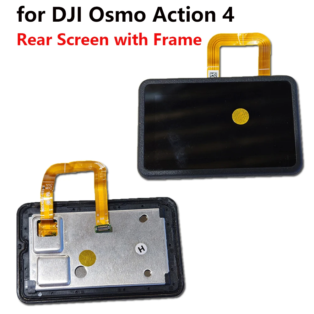 

Replacement Action Camera Touch LCD Screen Assembly for DJI Osmo Action 4 Camera Rear Display Screen with Frame 2.25-inch Parts