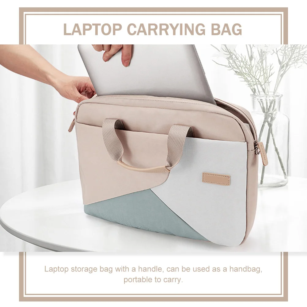 

Сумка для ноутбука, большая вместительная водонепроницаемая сумка для компьютера, универсальный портфель для ноутбуков, журналов, очков, мобильных телефонов, часов