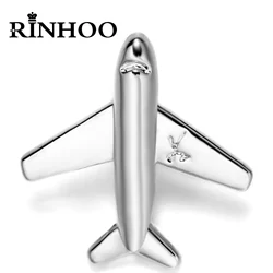 Rinhoo Fashion Alloy Women Men Enamel Brooches Pin Glasses Sunglasses Frame Scissor Aircraft Airplane Badge Lapel Button Jewelry