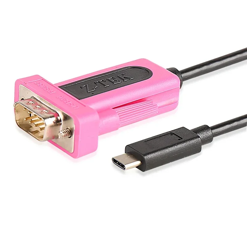 Newest Type-C to Serial Cable Adapter USB2.0 to DB9 RS232 COM Converter 20cm