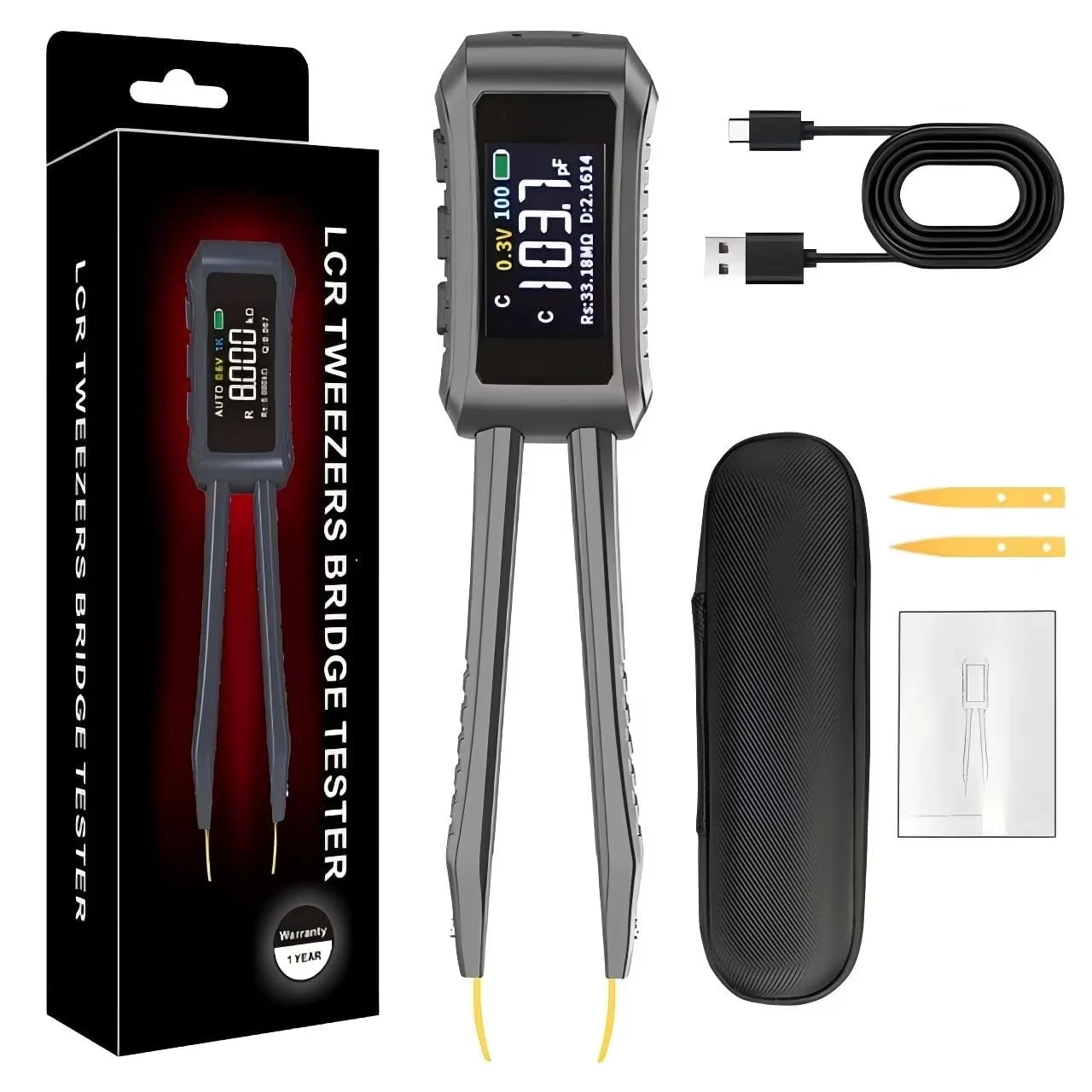 XE-MD1 Auto Multimeter New Arrival SMD Test Clip Tester for Resistance Continuity Diode Test LCR Bridge OEM Customizable