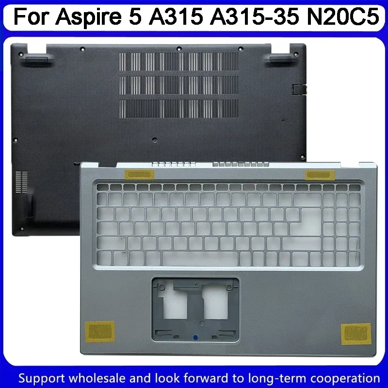 Imagem -01 - Tampa Base Inferior para Acer Aspire Palmrest Superior A315 A31535 N20c5 Ap3a9000400 Ap3a9000300 Novo tampa base inferior para acer aspire palmrest superior a315 a31535 n20c5 ap3a9000400 ap3a9000300 novo 01