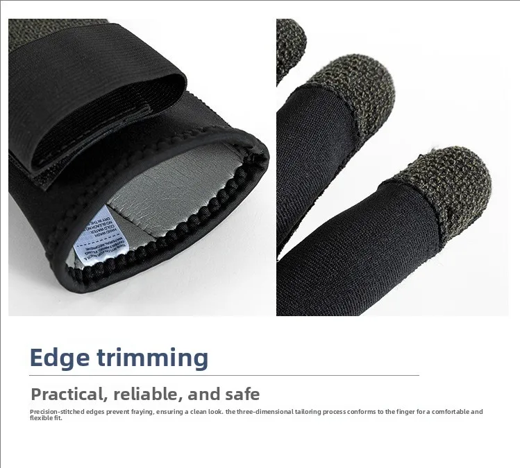 3/5mm Verdicken Kevlar Tauchen Handschuhe Kratzfest Fisch Jagd Warme Handschuhe Deep Dive Unterwasser Speerfischen Skifahren Handschuhe – Detail 10