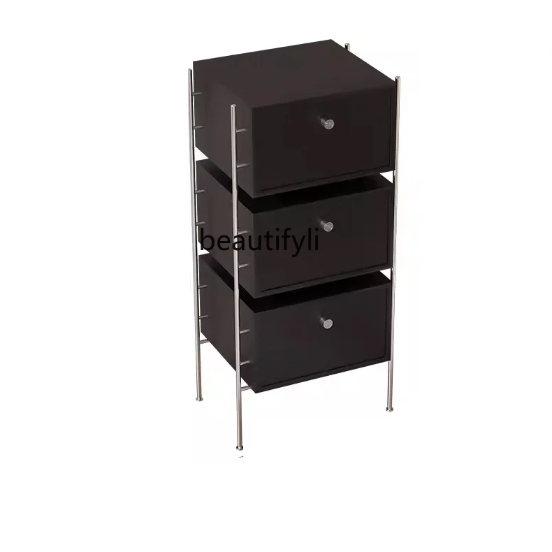 

Simple Metal Chest of Drawers Exquisite Design Wall Side Cabinet Storage Cabinet Modern Bauhaus Antique Style