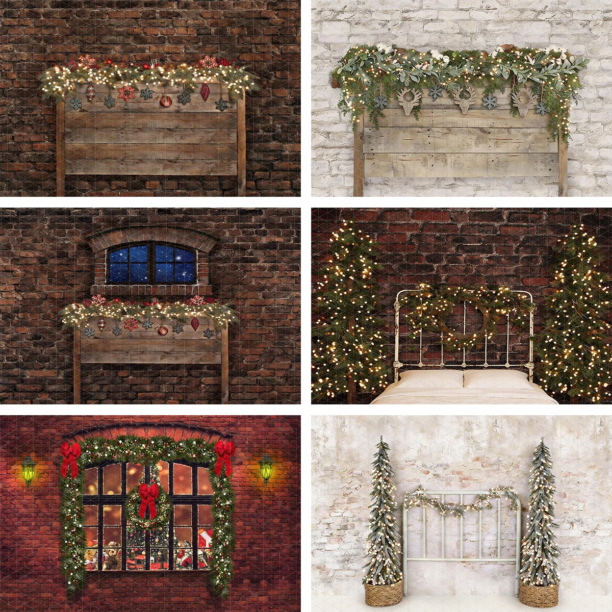 

Christmas Geadboard hotography Backdrop Kids Baby Cake Smash Photocall Decor Child Adult Birthday Studio Backgrounds