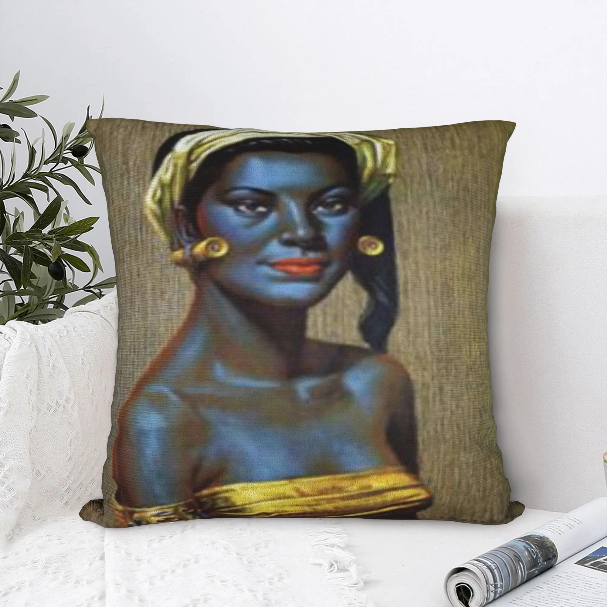 Home Decor Miss Wong Vladimir Tretchikoff  Pillowcase Stuff  Pillow Cover Zippered Multi-Size