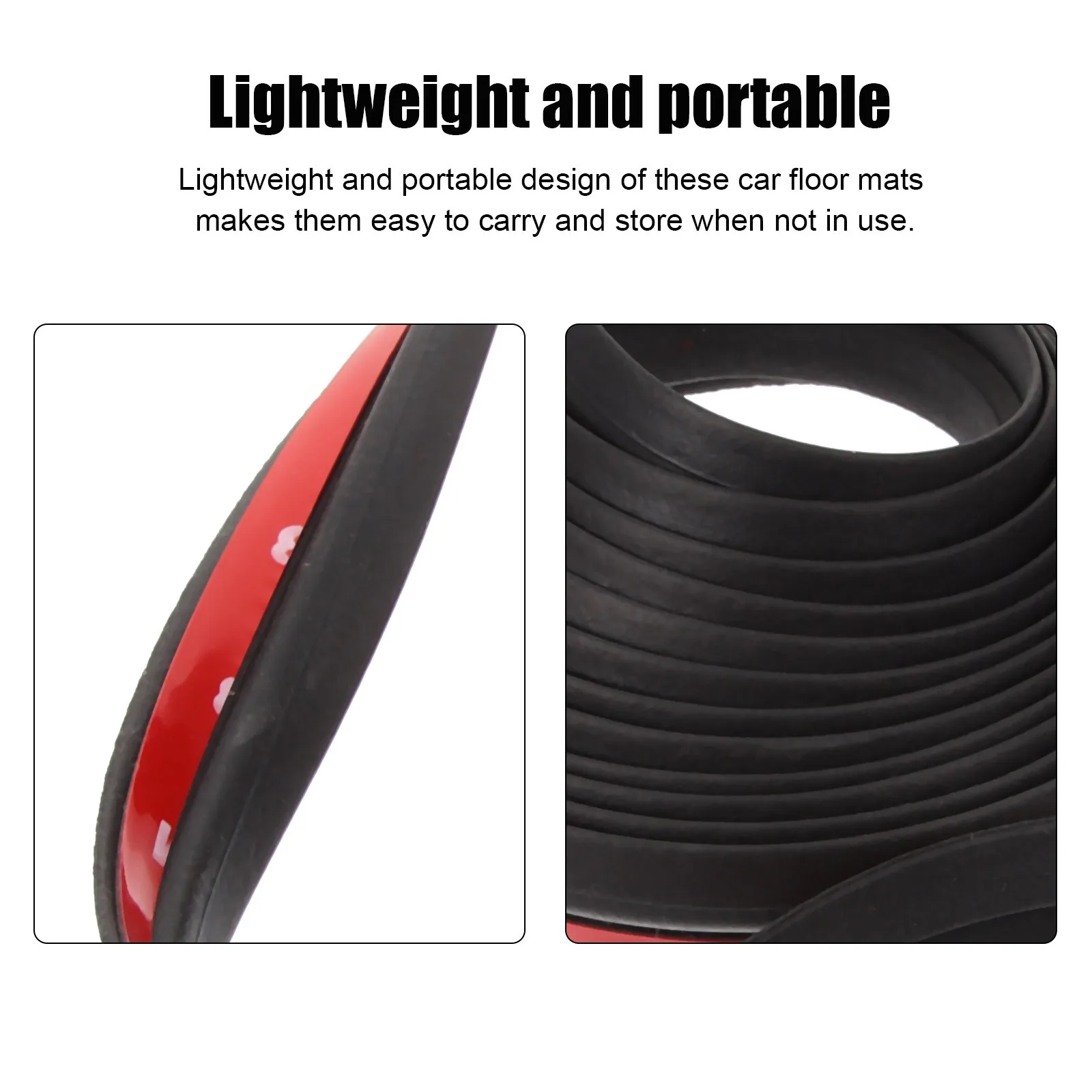 

Car Door Seal Strip 4 Meters Vehicle Door Guard Rubber Edge Protector Noise Isolation for Cars Car Isolation Noise Seal