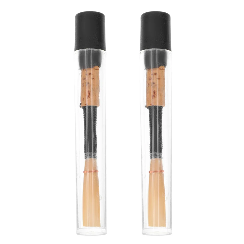 2 Pcs Double Professional Oboe Reeds Lightweight Compact Handmade Copper for Oboe Easy to Carry Rich Tone Clear Sound Fine