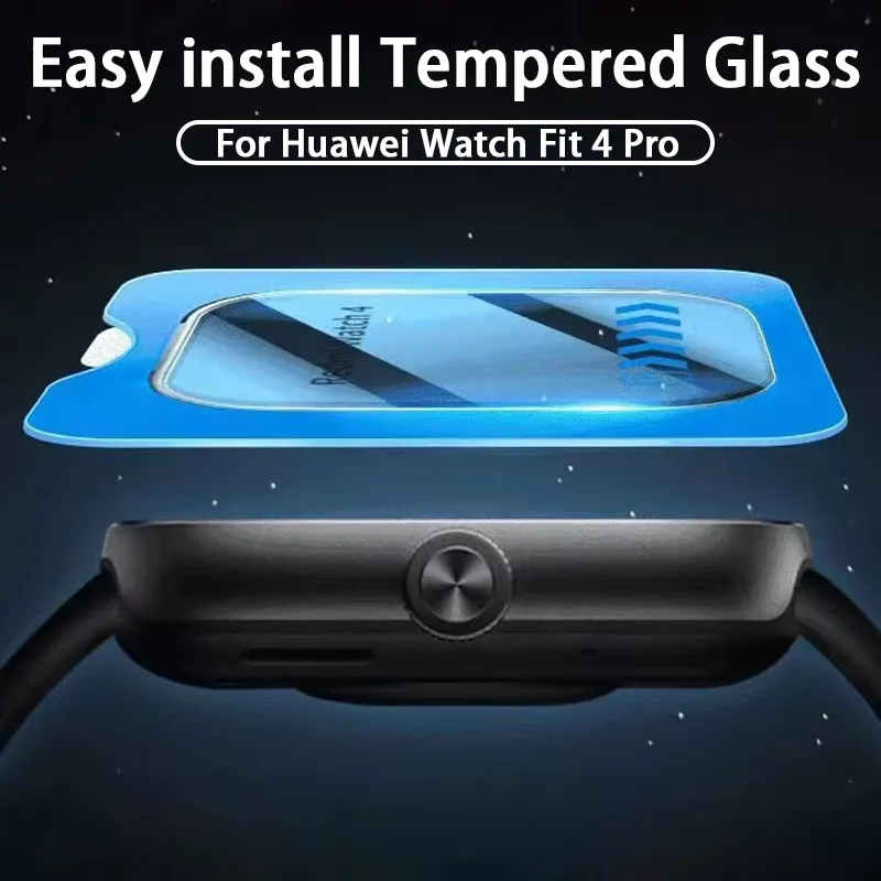 

Tempered Glass Film For Huawei Watch Fit 4 Pro Quick Install Screen Protector Anti-Scratch Full Cover Film Huawei Watch Fit4 Pro