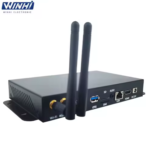 RK3588 Android 4K UHD HD-MI OUT and IN 4G Player Box With 4+64G Wide Area Network CMS Digital Signage Media Player