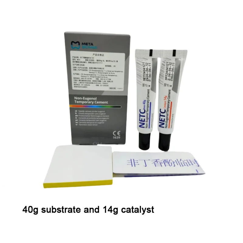 Materiales dentales adhesivo Dental temporal NETC corona puente adhesivo no Eugenol materiales dentales temporales agente de unión