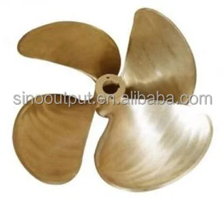 Sinooutput Marine Copper High Speed Propeller 4 Blades 20kg With CCS Certificate For All Type Of Boat