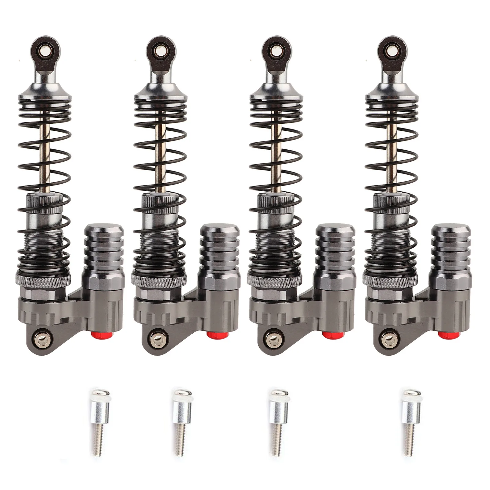 

4Pcs CNC Machining Aluminum Shock Absorber for Axial / SCX10 / D90 / RC Crawler Car
