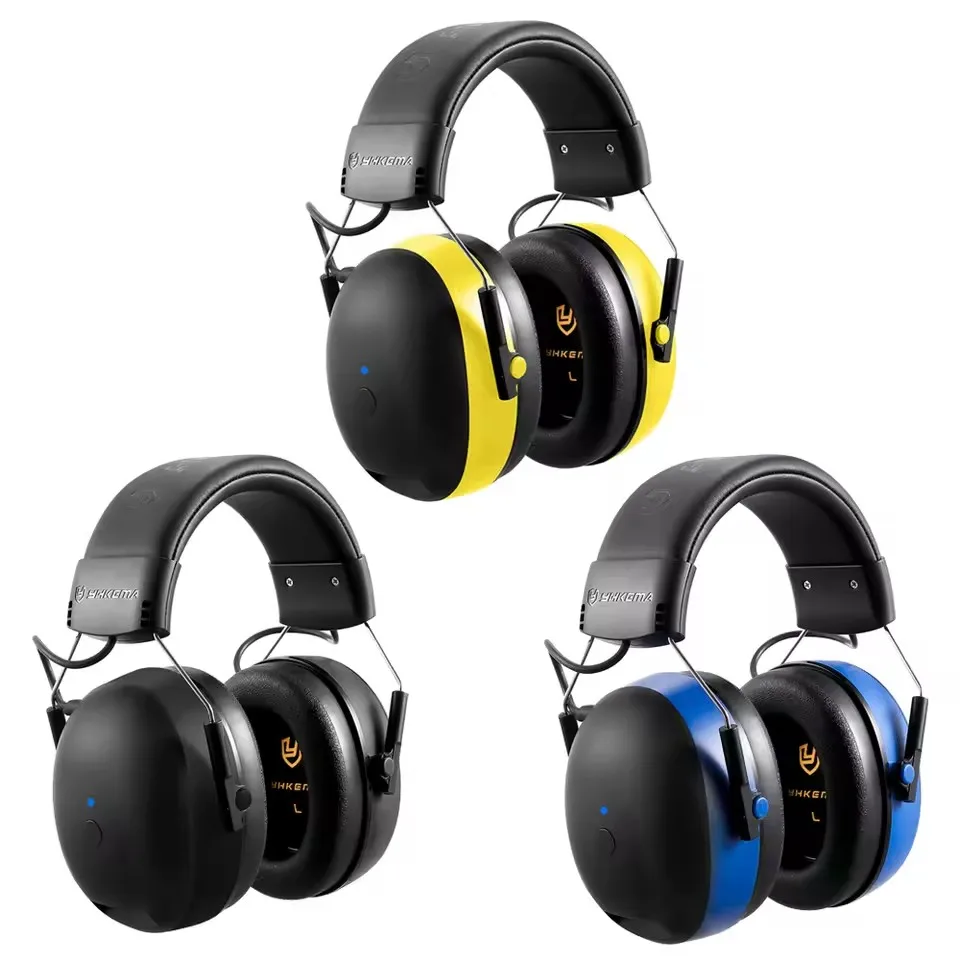 YHKEMA EB20 Latest 6.0 Bluetooth Headset. Rechargeable Electronic Noise-Canceling Bluetooth Earmuffs to accompany Labor