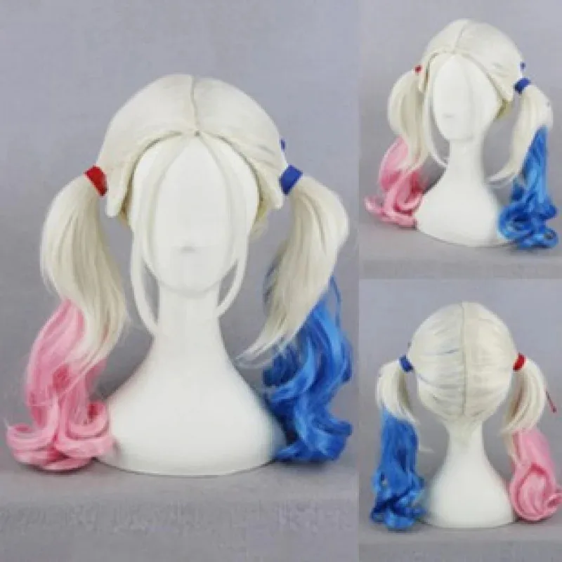 Cosplay personalizado Rose Net Suicide Team Harleen Quinzel Color payaso chica Halley Quine Cos