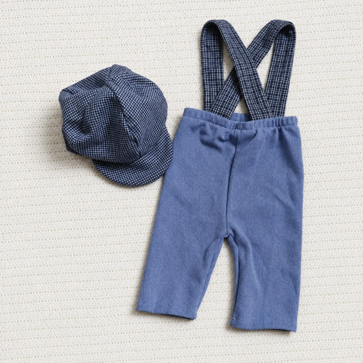 신생아 남아 사진 촬영 의상 블루 서스펜더 롬퍼 오버올 - Baby Clothing Products 리뷰 및 가격