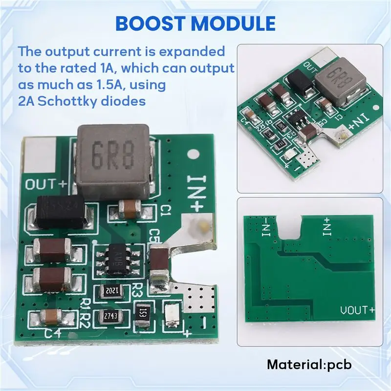 Y50A-S9 L3+ RT8537 Boost Module Hash Board Repair Power Boost Board 2A 3.7-5V To 14.2V