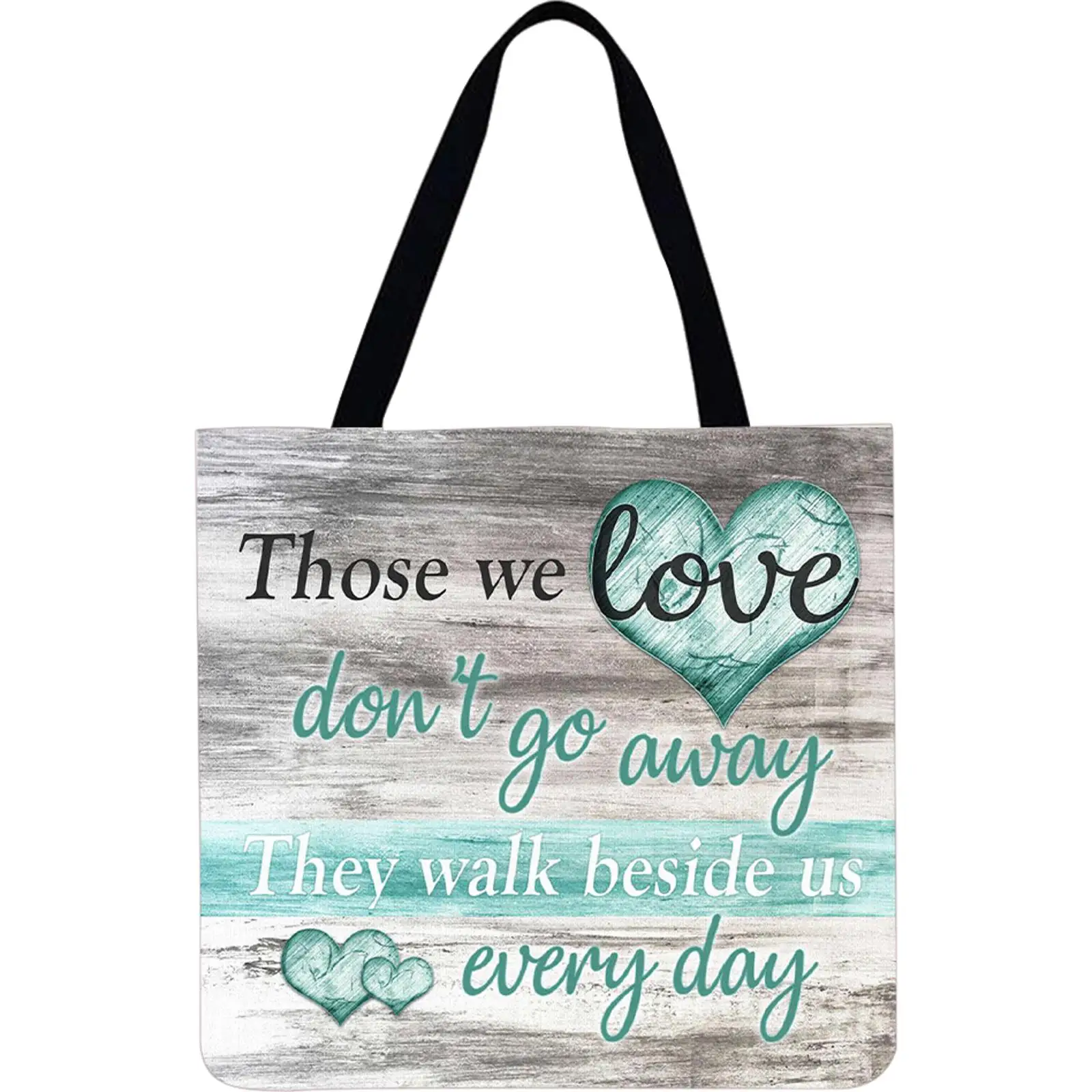 

Набор из 4 льняных сумок-тоут с цитатами, вместительные женские сумки через плечо для шопинга