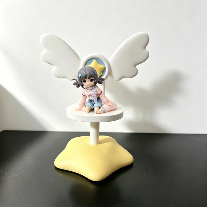 BJD Doll Chair With Wings High Quality Action Figures Stool Anime Figures Seats High-end Doll Chair Accessories 3D Printed Stool