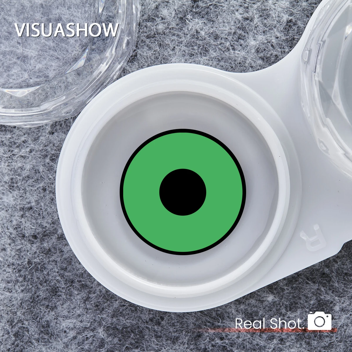 Lalens Grüne Anime-Cosplay-Farbkontaktlinsen, 1 Paar, 14,2 mm, Kosmetiklinsen für Cosplayer, Halloween, Weihnachtsfeier, Kostüm, Augen-Make-up – Detail 6
