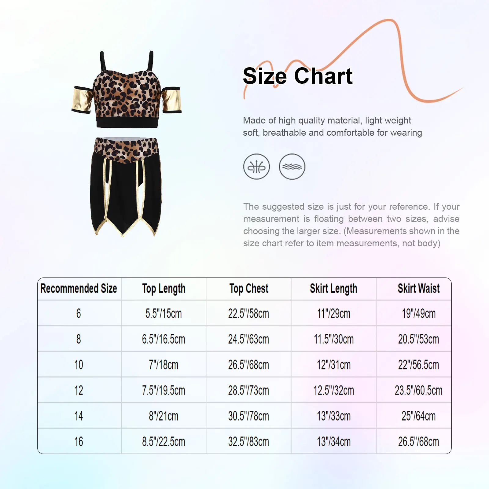 Kostium Karnawałowy Halloween dla Dużych Dziewcząt: Przedstawicielka Jaskini, Dzikorobinek, Cosplay, Top na Ramiączkach w Leopardi Wzór z Rozcięciami i Spódnicą