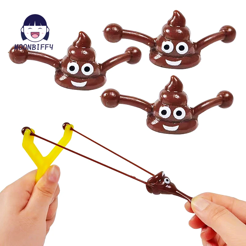 

Set of 5 Fun Shooting Poo Game Toys Kids Birthday Party Gifts Baby Shower Pinata Stuffers Children's Day Carnival Party Favors