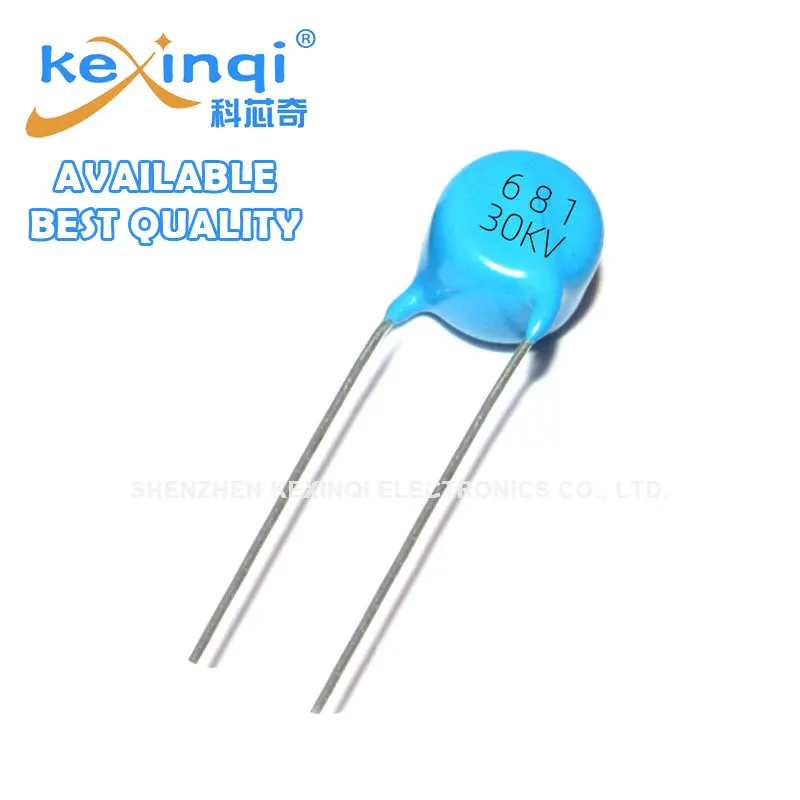 1pcs/lot High Voltage Ceramic Dielectric Let Ultrahigh Pressure Ceramic Chip Capacitor 681 30 KV In Stock