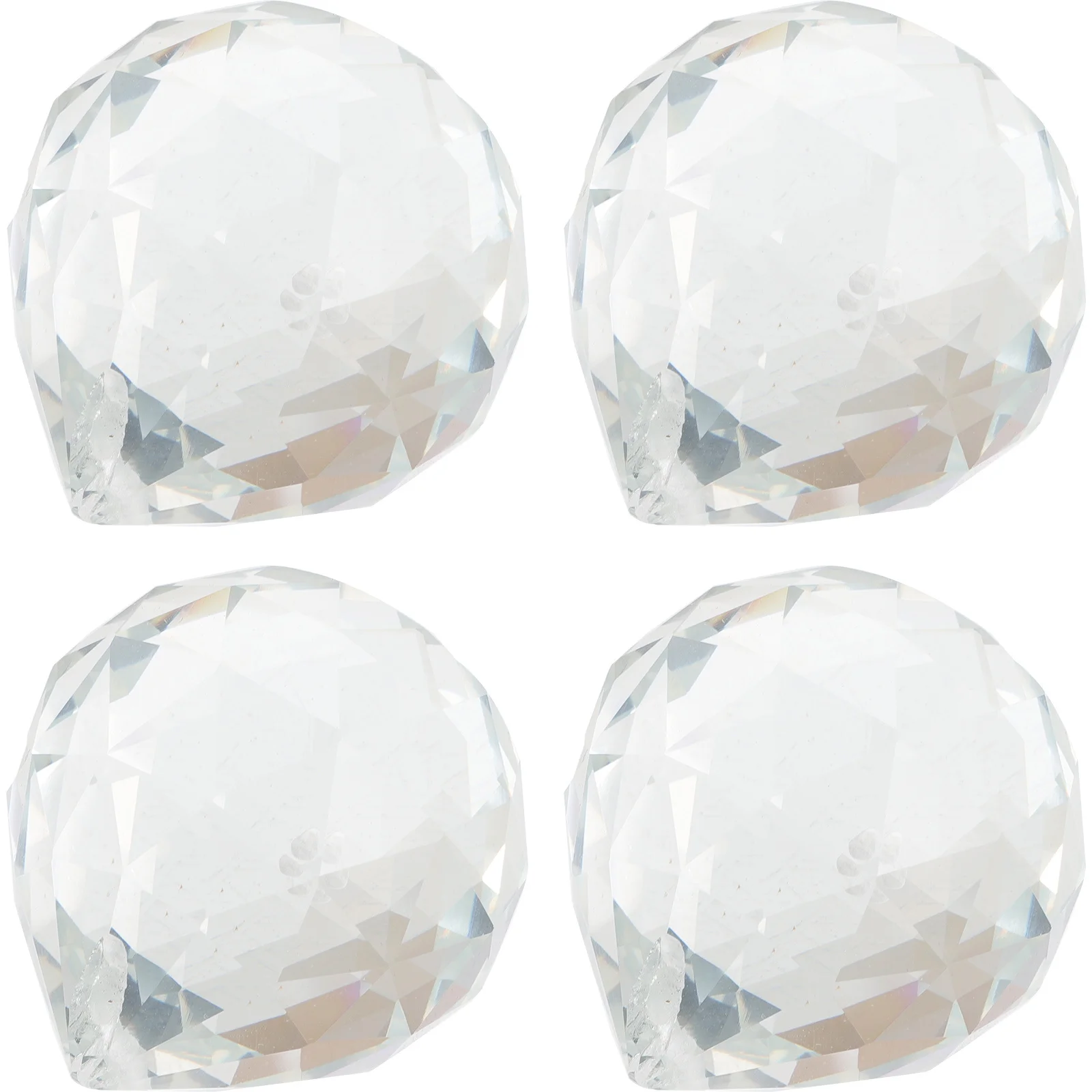 

4Pcs Crystal Prisms Sun Catchers Rainbow Pendant Maker Hanging Decor Home Window Ornaments DIY Crystal Ball Prism