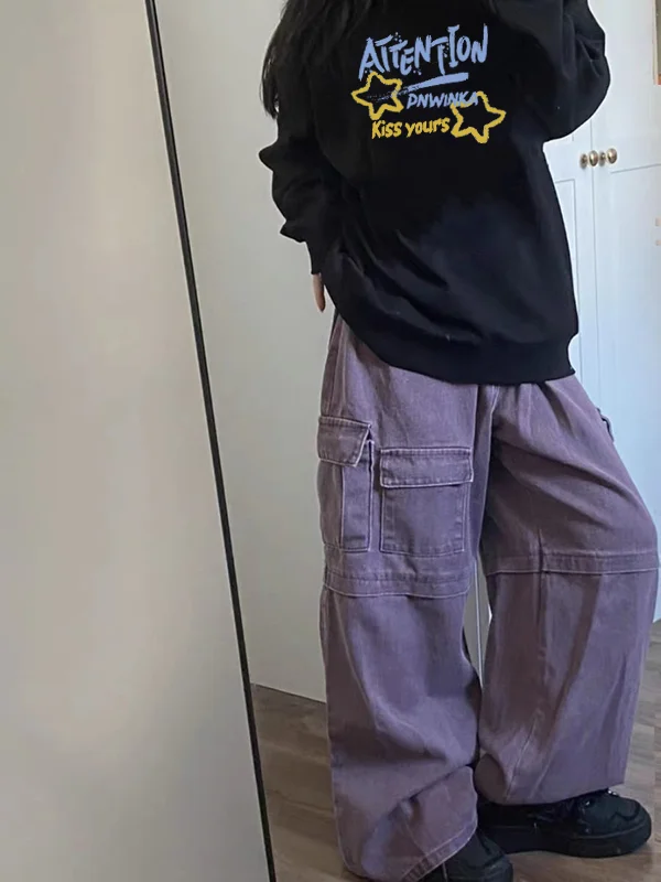 

Женские толстовки, теплые, большие, весенне-осенние, милая спортивная одежда с круглым вырезом, базовые, забавные, разноцветные, милые, с круглым вырезом, с графикой