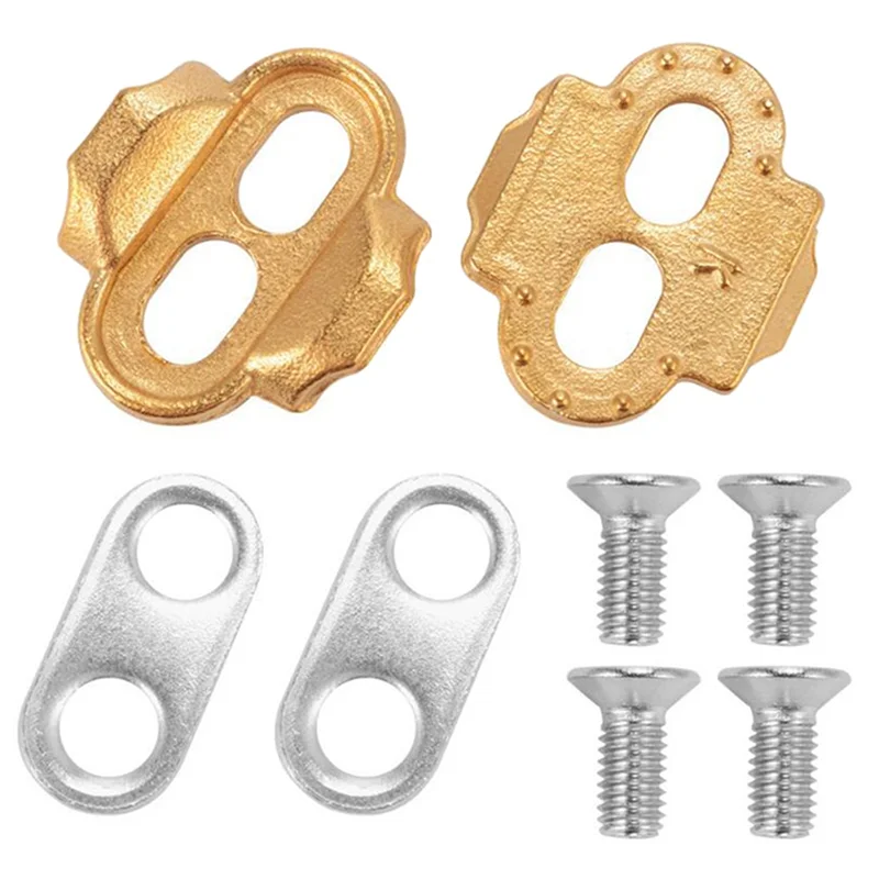 Bike Shoes Cleats Locking Plate MTB Lock Pedal Lock Riding Shoes Splint Set,Bicycle Pedal SPD Shoes Adapter Cleats