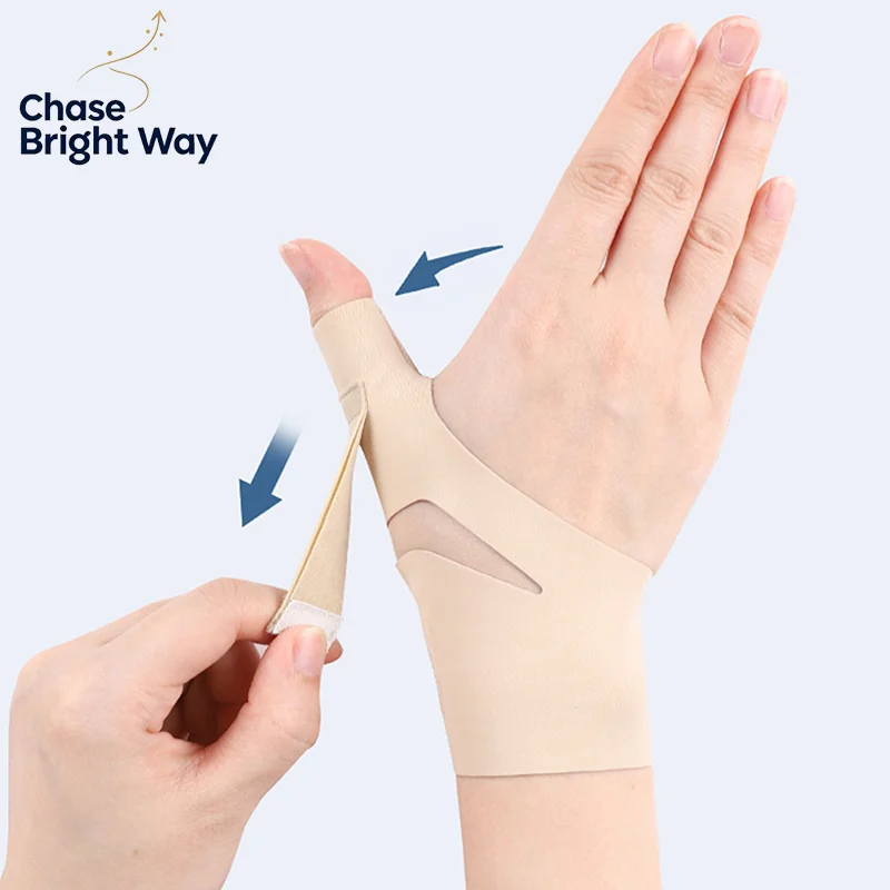 1Pc Thumb Brace Wrist Stabilizer Pain Relief Right Or Left Hand Soft Thumb Support Compression Sleeve Protector For Women Men