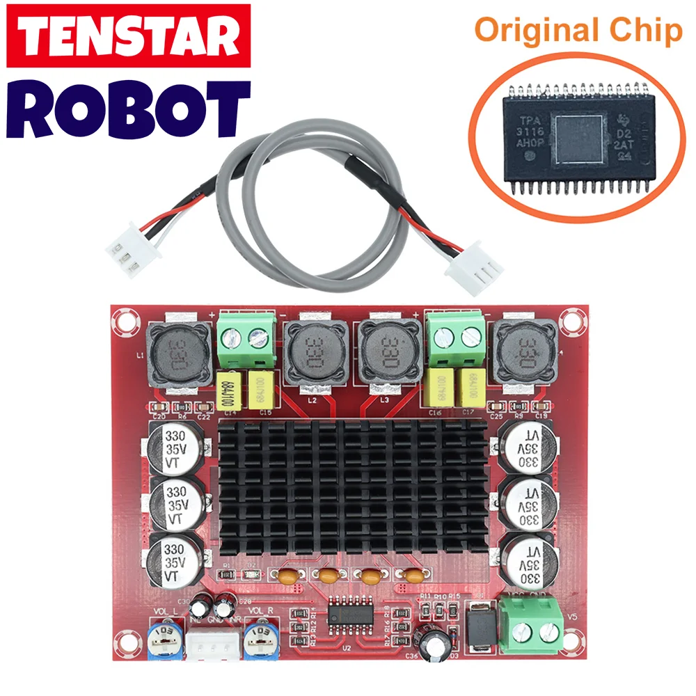 Original-Chip tpa3116 d2 XH-M543 12V 24V 120W * 2 Zweikanal-Digital-Audio-Verstärker platine 120W x 2